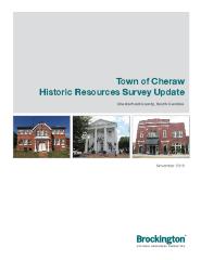 Historic Resources Survey Report