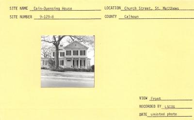 Cain-Duensing House