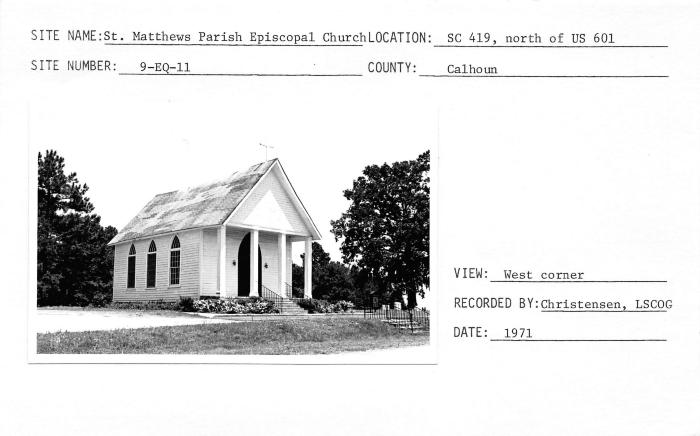 St. Matthews Parish Episcopal Church